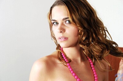 Meggan in Pink tops from Nubiles