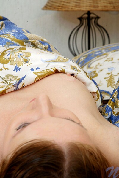 Hannah in Bed exposed from Nubiles