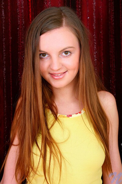 Naney in Nubiles set Yellow outfit