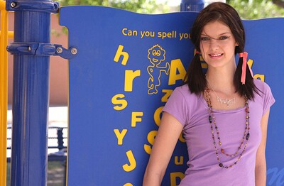 Mollymadison in Play ground from Nubiles