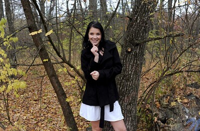 Adrianne Black in Autumn pussy from Nubiles