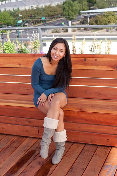 Jenifer Curves in Rooftop beauty from Nubiles