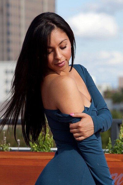 Jenifer Curves in Nubiles set Rooftop beauty