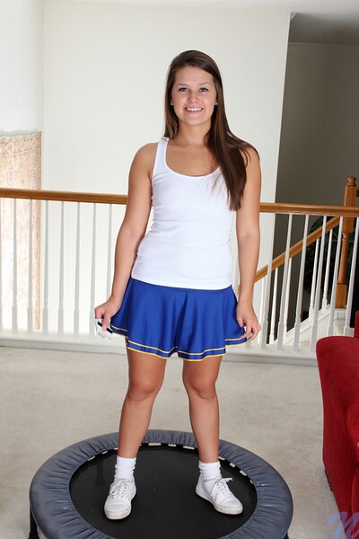 Penny in Upskirt cheer from Nubiles
