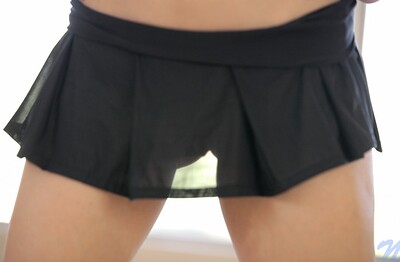 Sara Luvv in Short skirt and heels from Nubiles