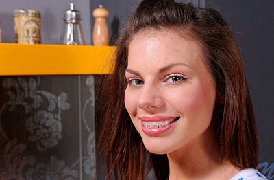 Carmella in Kitchencum from Nubiles