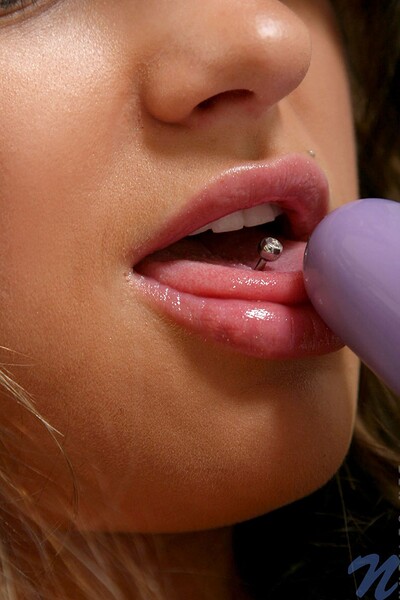 Carmin in Purplevibrator from Nubiles