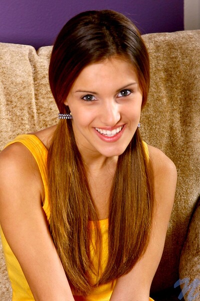 Andie in Yellow Shirt from Nubiles