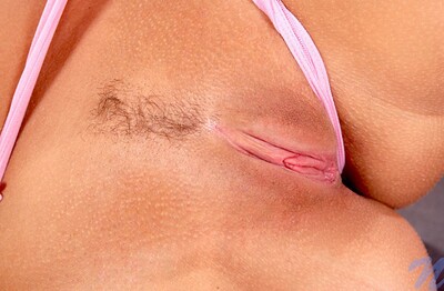 Vendula in Suedecouch from Nubiles