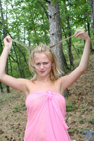 Milana in 1pink_satin from Nubiles