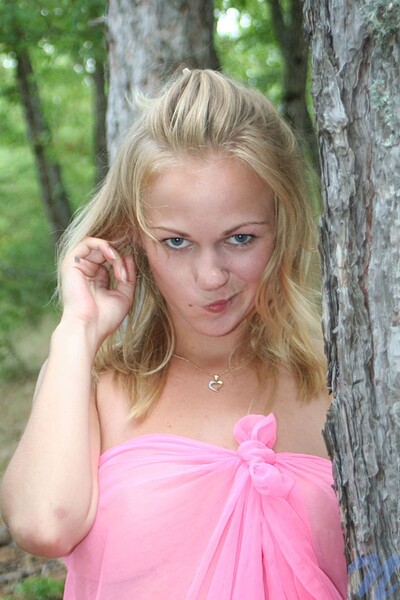 Milana in 1pink_satin from Nubiles