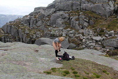 Eva P in Clif Side from Nude In Russia