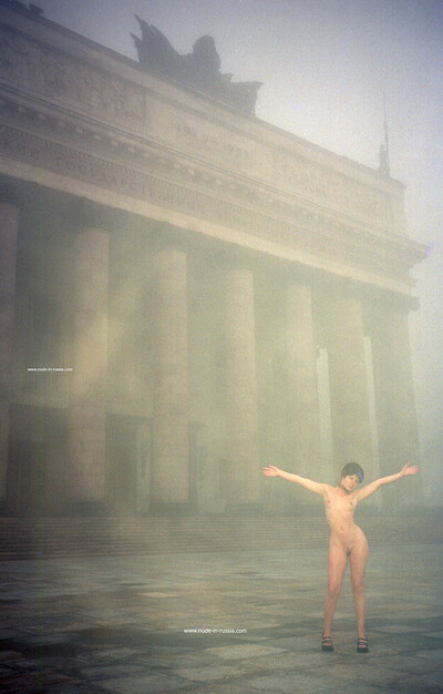 Gella in Nude In Russia set Foggy