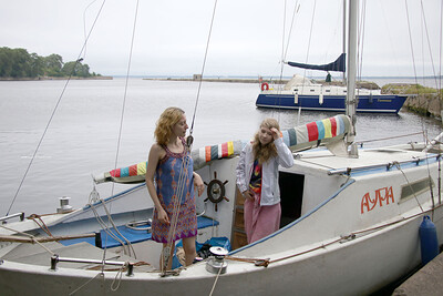 Eva and Alexandra K in Boat Escapades from Nude In Russia