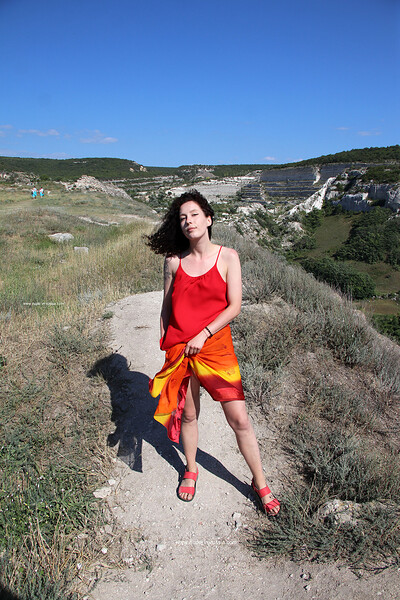 Alina J in Strong Winds from Nude In Russia