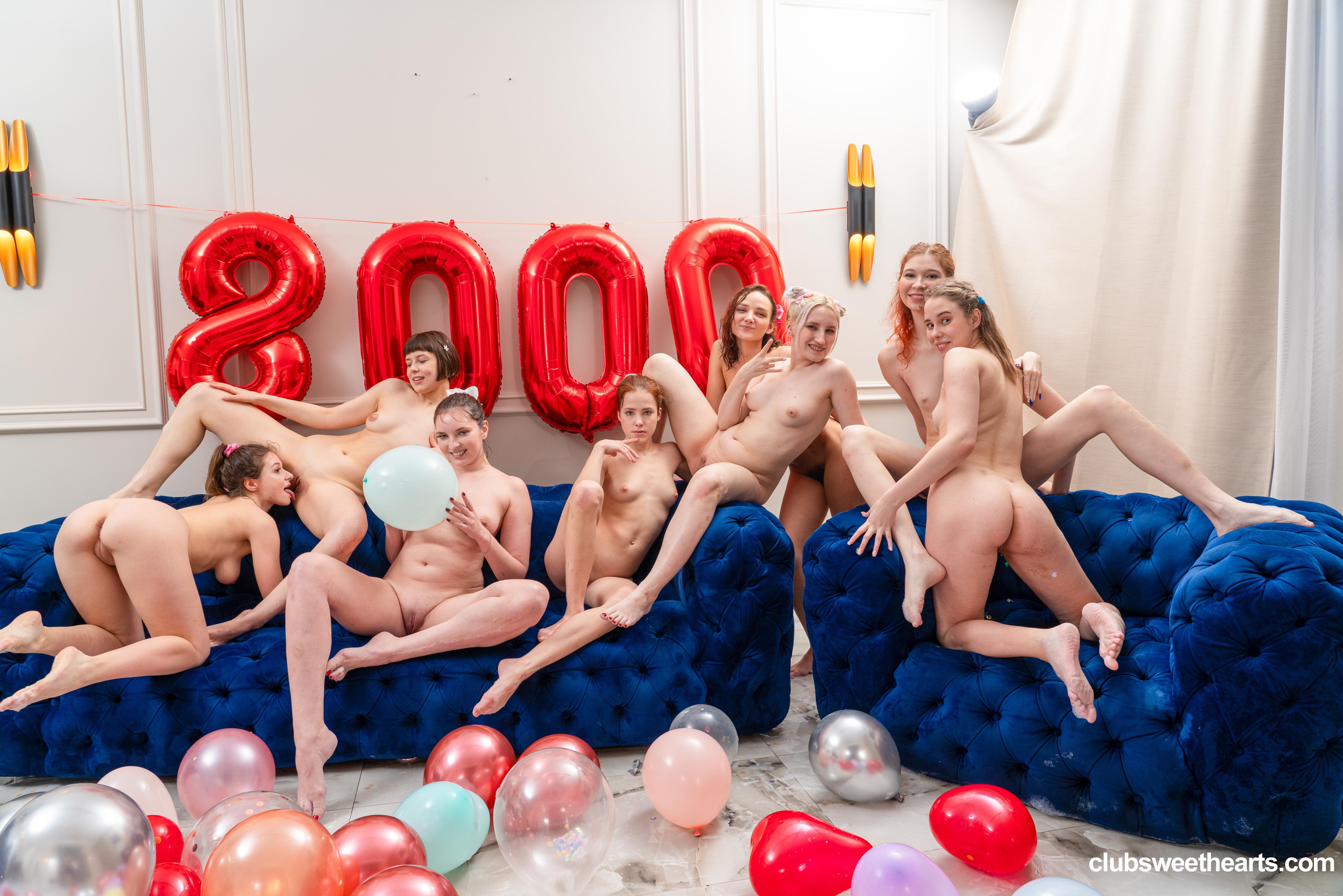 Alice Flore in Club Sweethearts set Celebration