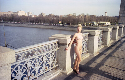 Alena in White Lingerie from Nude In Russia
