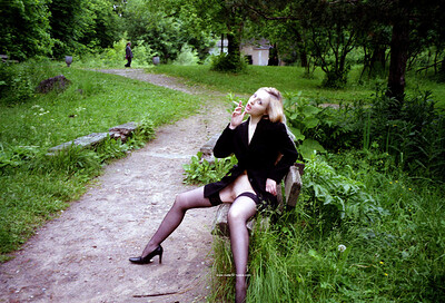 Elsa in Blonde Bush from Nude In Russia