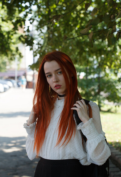 Luba Cherisova in Red Wednesday from Zishy