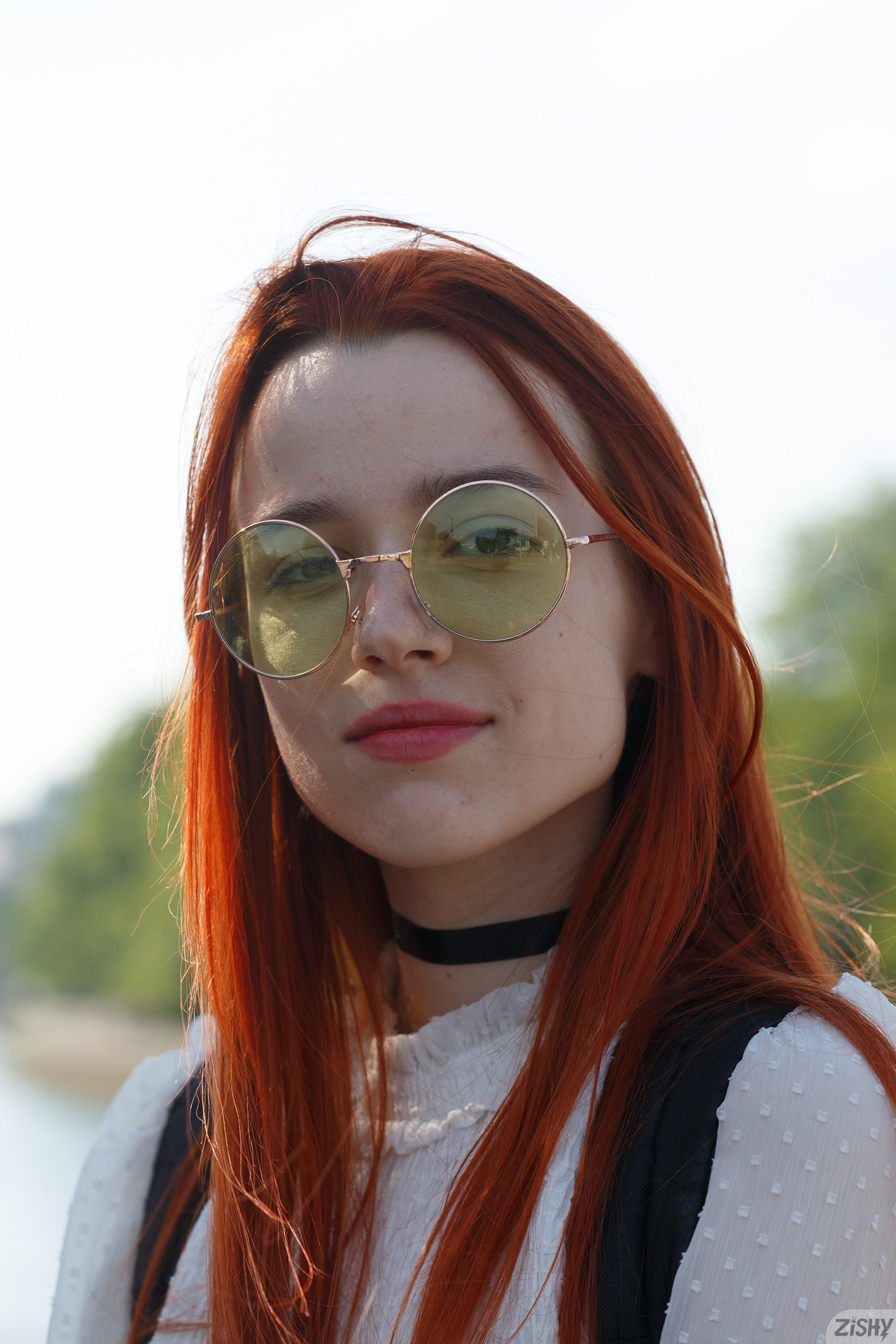 Luba Cherisova in Zishy set Red Wednesday