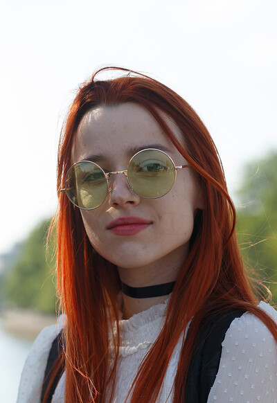 Luba Cherisova in Zishy set Red Wednesday