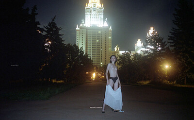 Natalia Z in City Lights from Nude In Russia