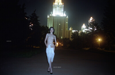 Natalia Z in City Lights from Nude In Russia