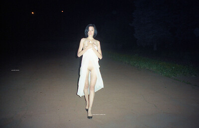 Natalia Z in City Lights from Nude In Russia