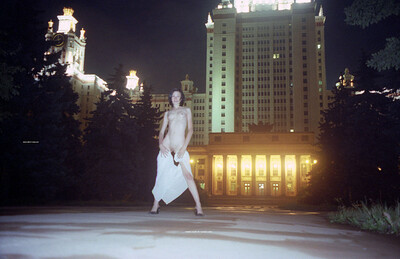 Natalia Z in City Lights from Nude In Russia