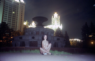 Natalia Z in City Lights from Nude In Russia