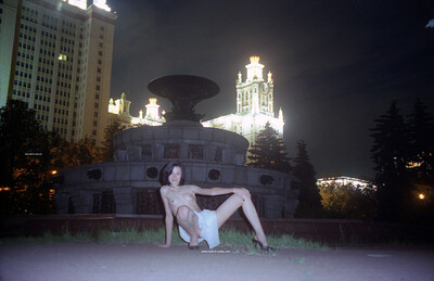 Natalia Z in City Lights from Nude In Russia