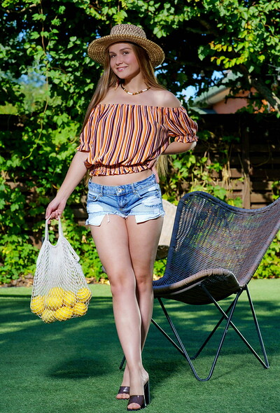 Lucretia K in Denim And Lemons from Metart