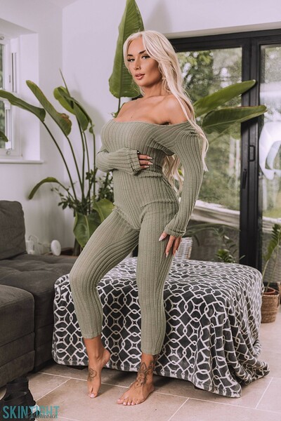 Charlotte Stevens in Camouflage from Skintight Glamour