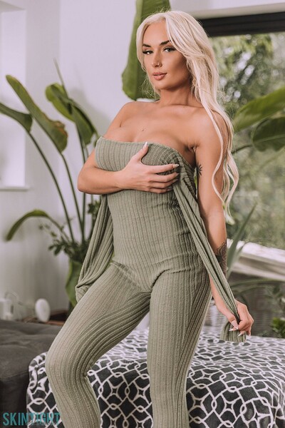 Charlotte Stevens in Camouflage from Skintight Glamour