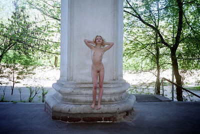 Olia in Playing Around The Town from Nude In Russia