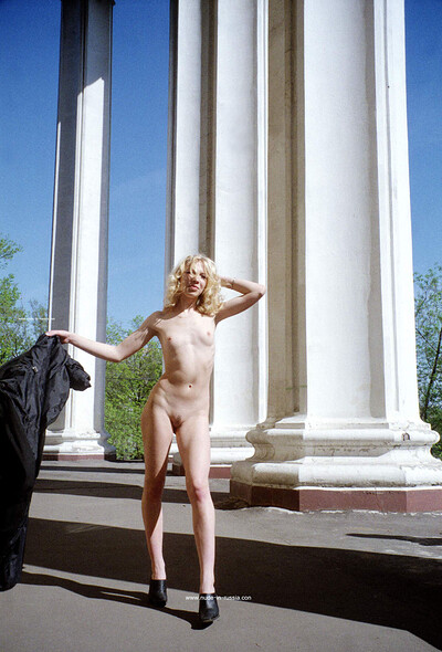 Olia in Playing Around The Town from Nude In Russia