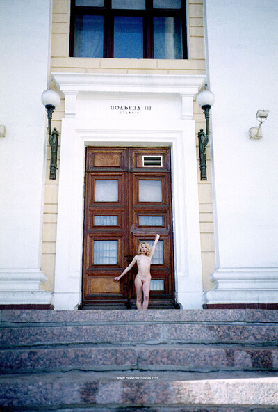 Olia in Playing Around The Town from Nude In Russia