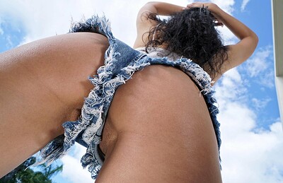Harley Haze in Denim Tease from In The Crack
