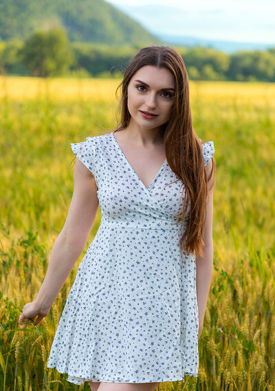 Julia K in In The Field from Femjoy