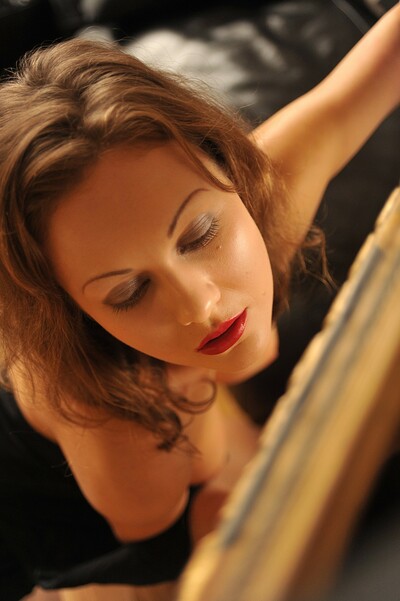 Tina Kay in Lipstick Liason from Girlfolio