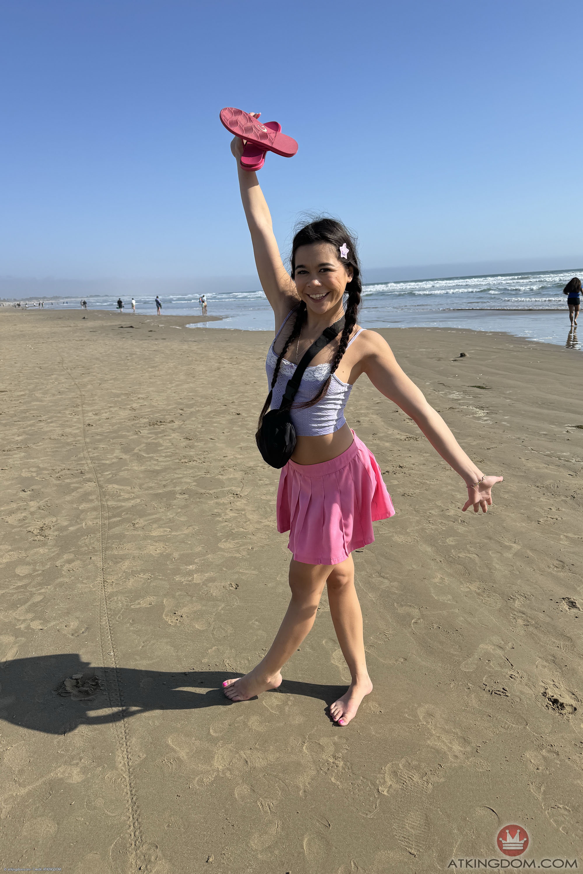 Brianna Arson in ATK Petites set Skirt Tease Playdate