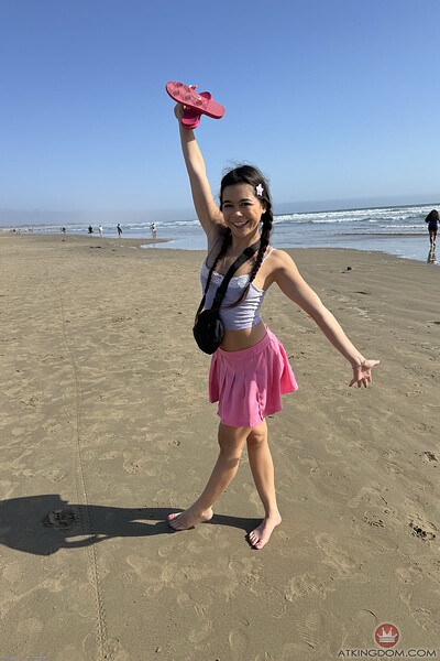 Brianna Arson in Skirt Tease Playdate from ATK Petites