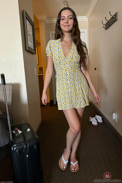Serena Hill in Spreading BTS from ATK Petites