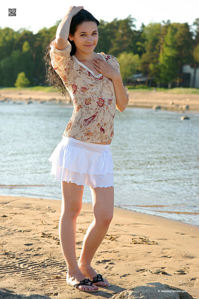 Darcy in Beach Session from Nude In Russia