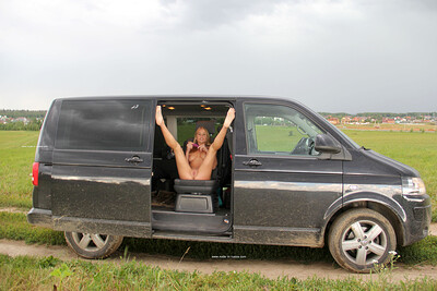Darina in Fun in the Van from Nude In Russia