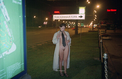 Gella in Night walk from Nude In Russia