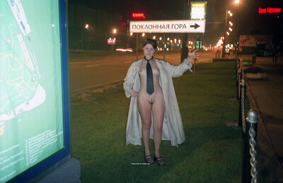 Gella in Night walk from Nude In Russia