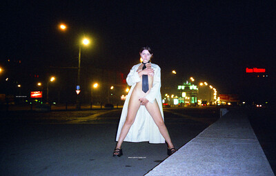 Gella in Night walk from Nude In Russia