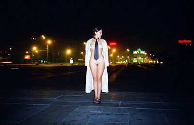 Gella in Night walk from Nude In Russia