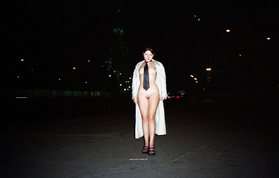 Gella in Night walk from Nude In Russia